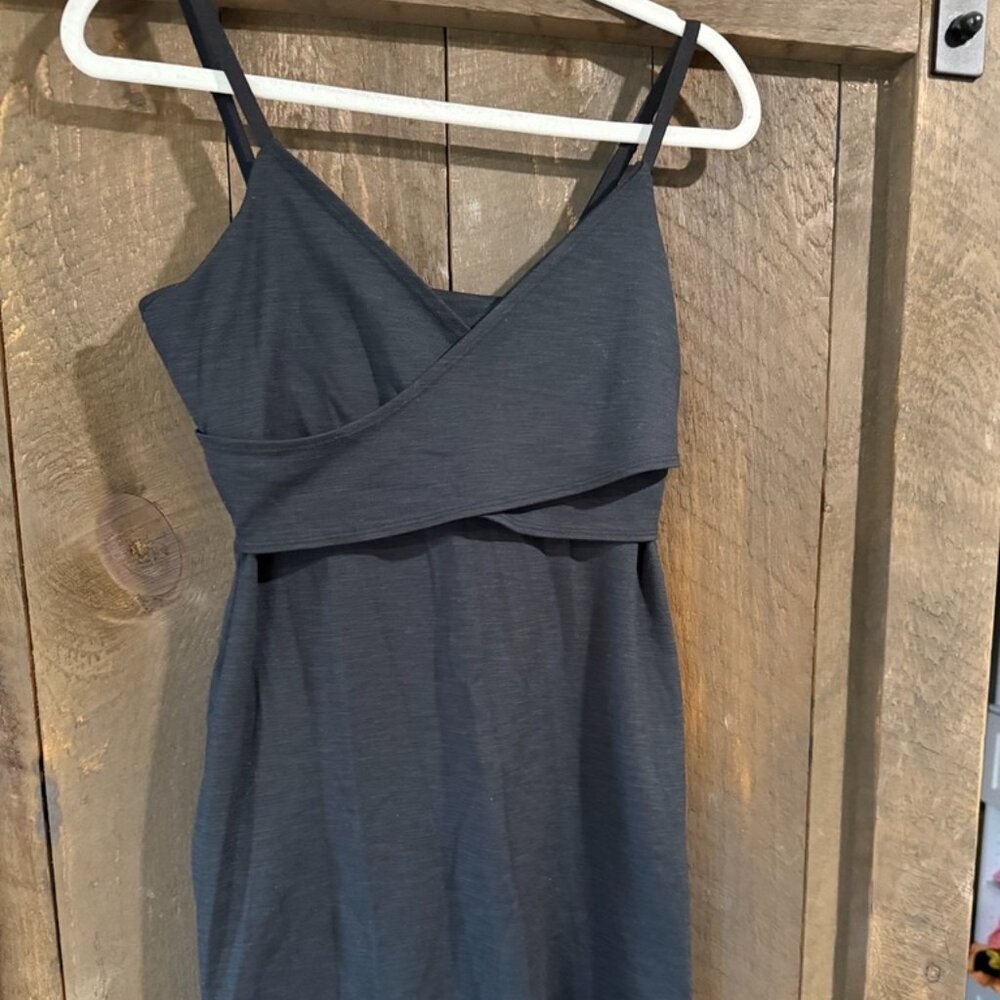 Beyond Yoga Cross Front Ribbed Mini Dress